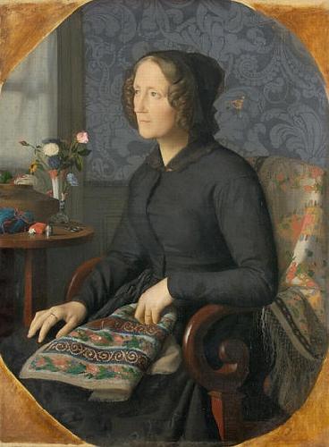 Henri-Pierre Picou Portrait of Mrs. Henri-Jean-Pierre Picou, mother of the artist